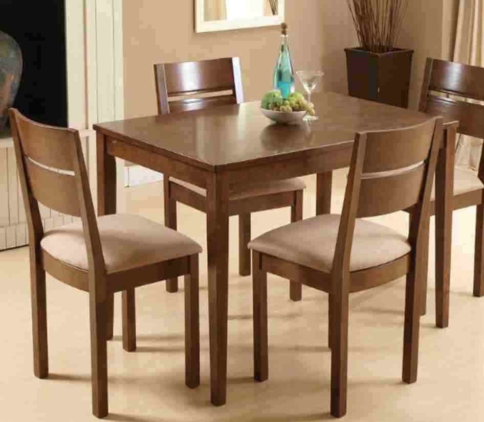 قیمت میز غذا خوری چوبی قهوه‌ای ۶ نفره + خرید باورنکردنی